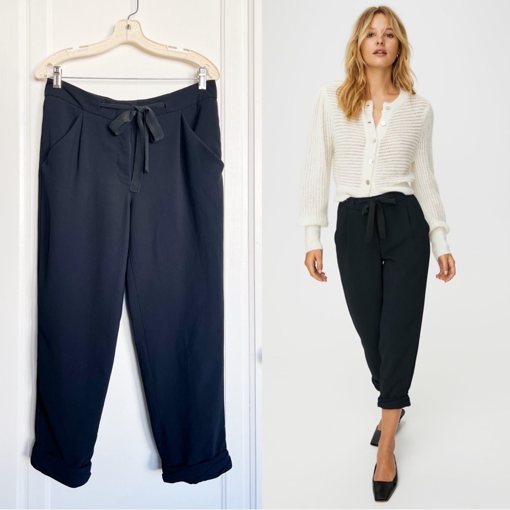 Wilfred • Aritzia Allant Pant black cropped slouchy dress trouser